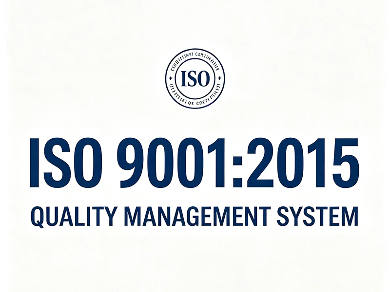 ISO 9001:2015 quality management system